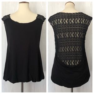 Free People Lace Back Tank